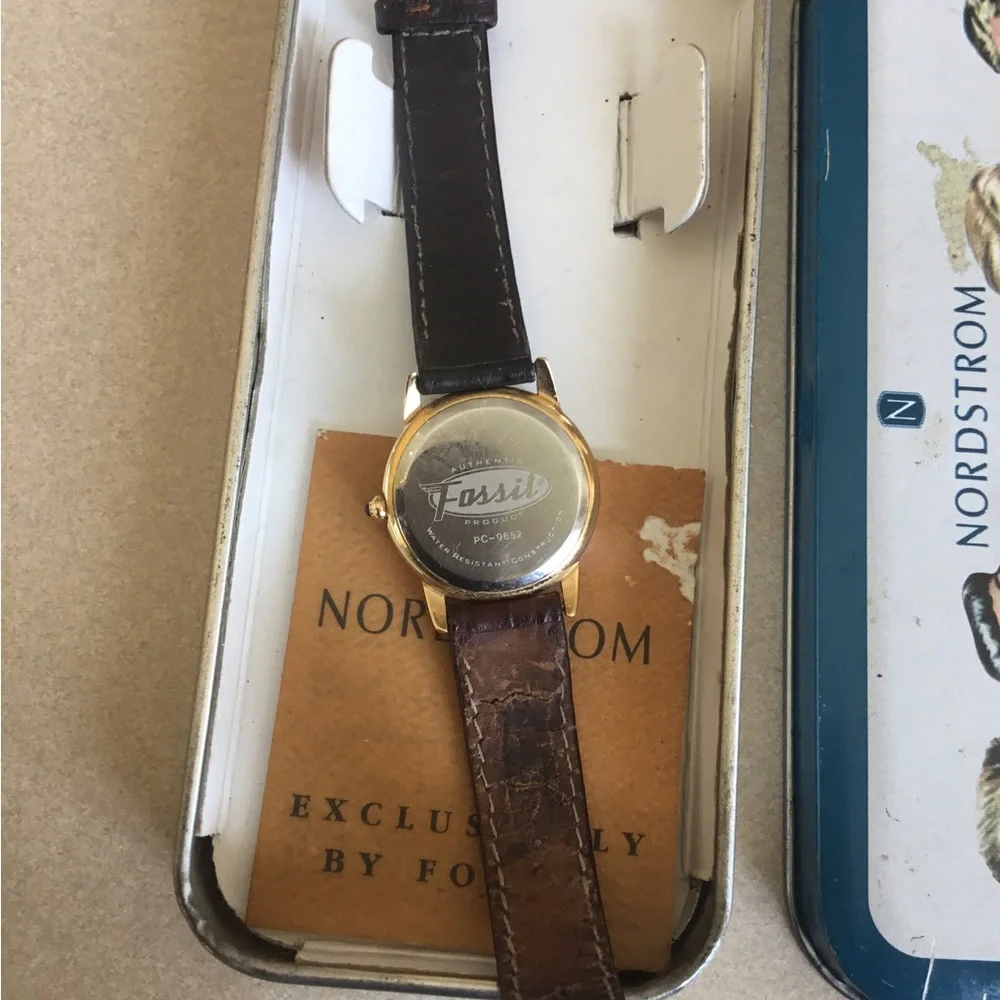 1992 FOSSIL SHATTERED ABALONE WATCH PC-9256